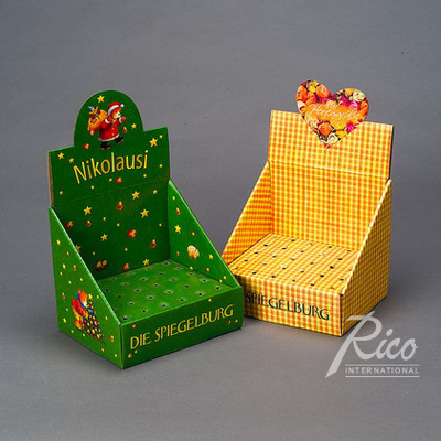 Qualität  Customizable Highly Visible Brown 1/4 Pallet Market Boxes For Branding usine