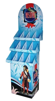Rechteckige anpassbare 1/4-Paletten-Marktpapier-Displaybox